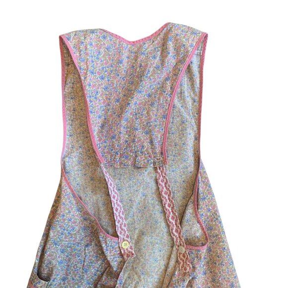 Vintage Pastel Floral Full Body Handmade Apron - Picture 6 of 8